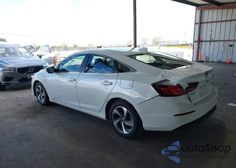 2019 Honda Insight Ex from USA, damaged, VIN 19XZE4F56KE021402